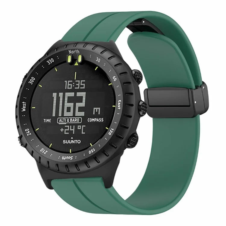 For Suunto Core Silicone Watch Bands Magnetic Buckle 22mm Strap Replacement