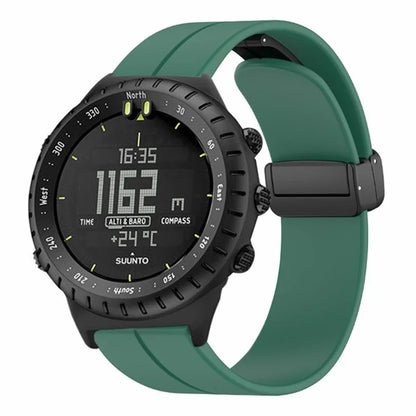 For Suunto Core Silicone Watch Bands Magnetic Buckle 22mm Strap Replacement