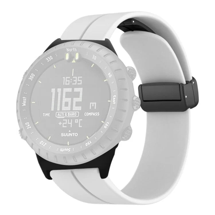 For Suunto Core Silicone Watch Bands Magnetic Buckle 22mm Strap Replacement