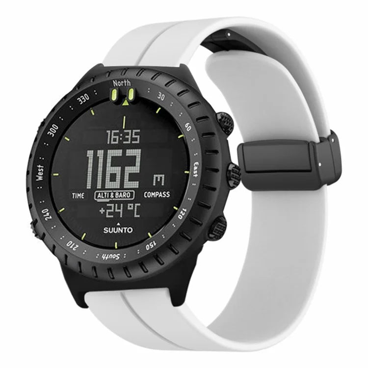 For Suunto Core Silicone Watch Bands Magnetic Buckle 22mm Strap Replacement