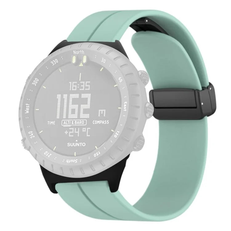 For Suunto Core Silicone Watch Bands Magnetic Buckle 22mm Strap Replacement
