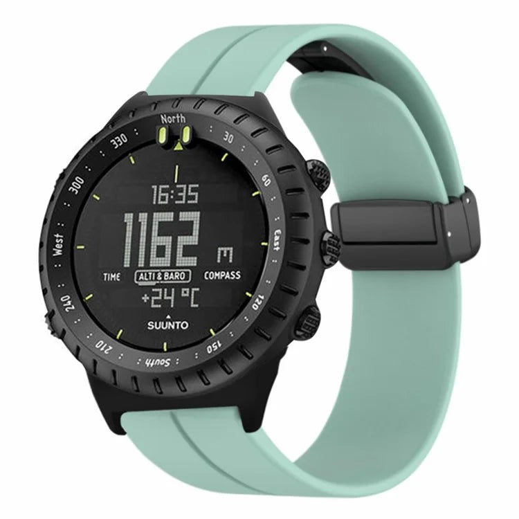 For Suunto Core Silicone Watch Bands Magnetic Buckle 22mm Strap Replacement