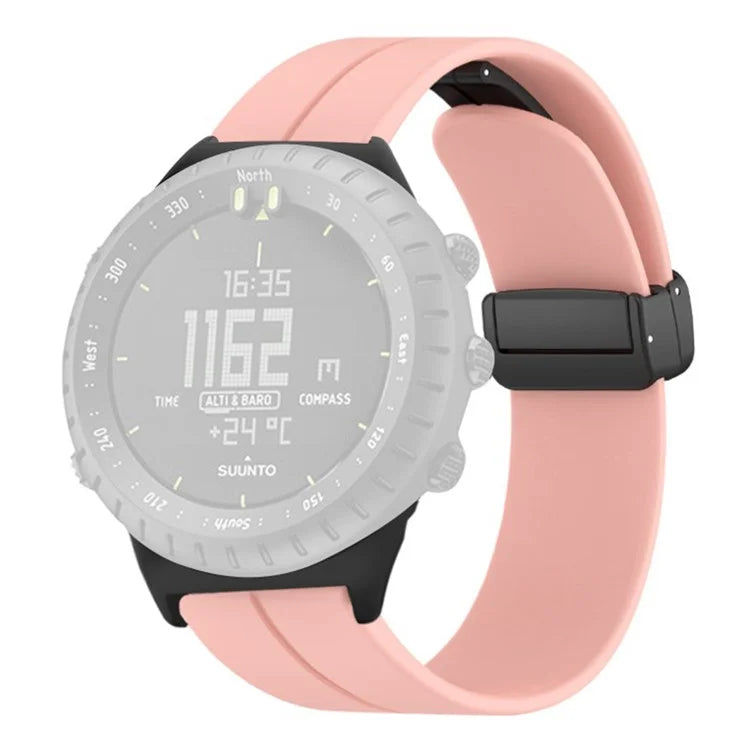 For Suunto Core Silicone Watch Bands Magnetic Buckle 22mm Strap Replacement