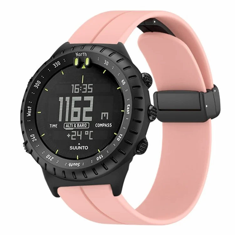 For Suunto Core Silicone Watch Bands Magnetic Buckle 22mm Strap Replacement