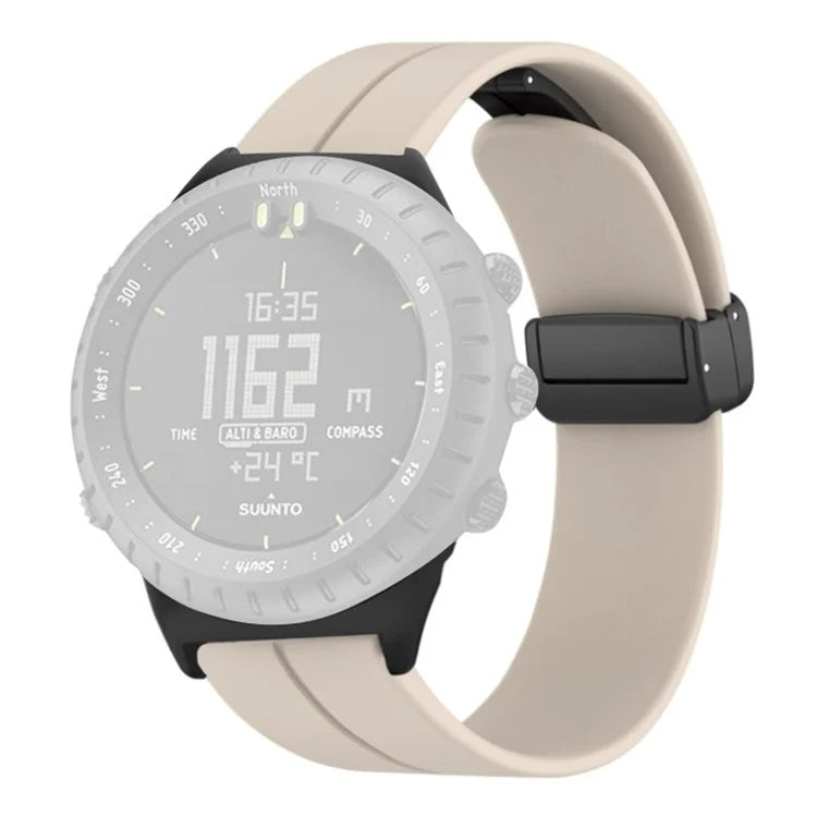 For Suunto Core Silicone Watch Bands Magnetic Buckle 22mm Strap Replacement