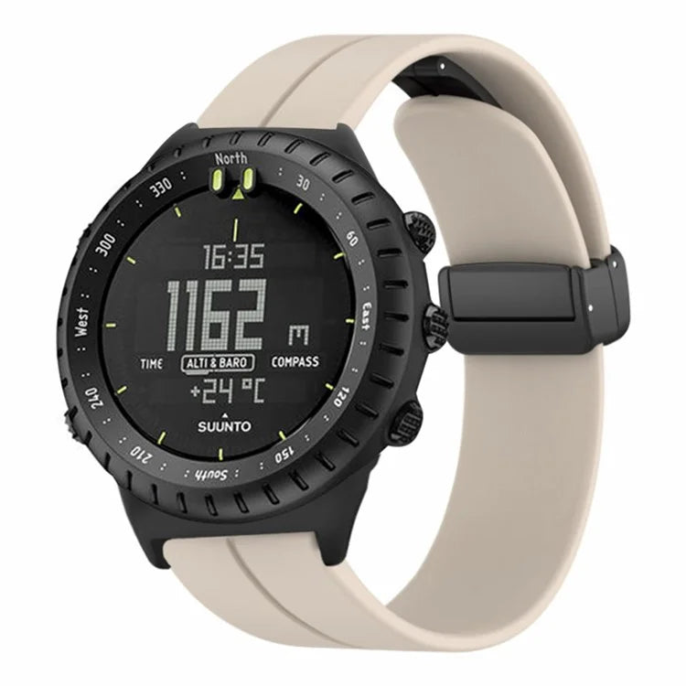 For Suunto Core Silicone Watch Bands Magnetic Buckle 22mm Strap Replacement