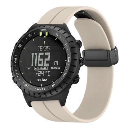 For Suunto Core Silicone Watch Bands Magnetic Buckle 22mm Strap Replacement