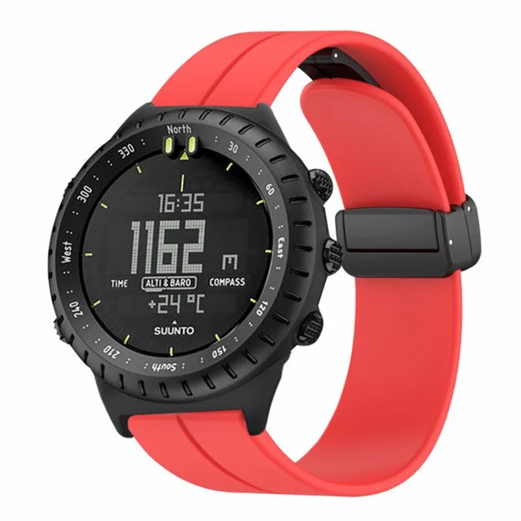 For Suunto Core Silicone Watch Bands Magnetic Buckle 22mm Strap Replacement