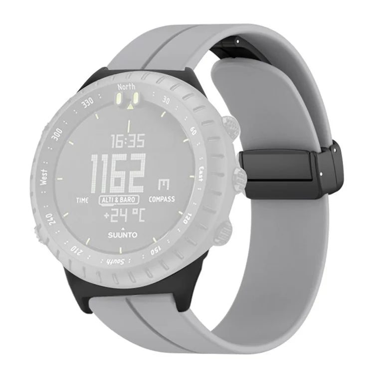 For Suunto Core Silicone Watch Bands Magnetic Buckle 22mm Strap Replacement