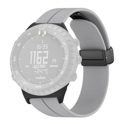 For Suunto Core Silicone Watch Bands Magnetic Buckle 22mm Strap Replacement