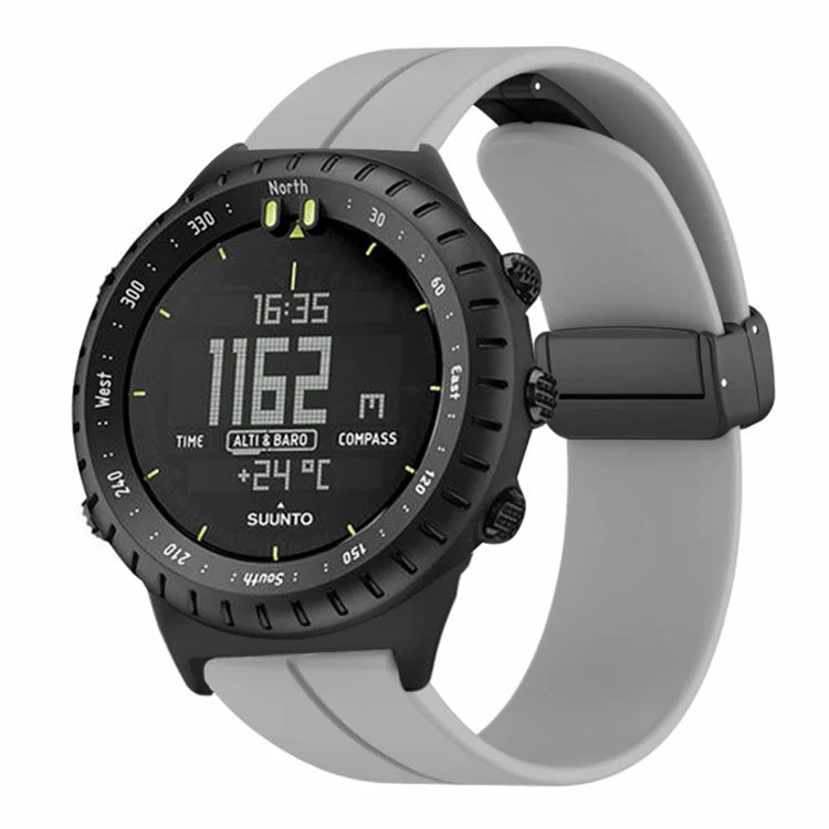 For Suunto Core Silicone Watch Bands Magnetic Buckle 22mm Strap Replacement