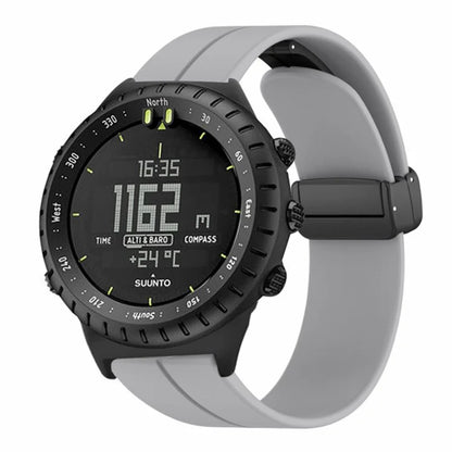 For Suunto Core Silicone Watch Bands Magnetic Buckle 22mm Strap Replacement