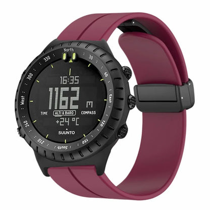 For Suunto Core Silicone Watch Bands Magnetic Buckle 22mm Strap Replacement