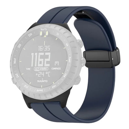 For Suunto Core Silicone Watch Bands Magnetic Buckle 22mm Strap Replacement