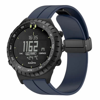 For Suunto Core Silicone Watch Bands Magnetic Buckle 22mm Strap Replacement