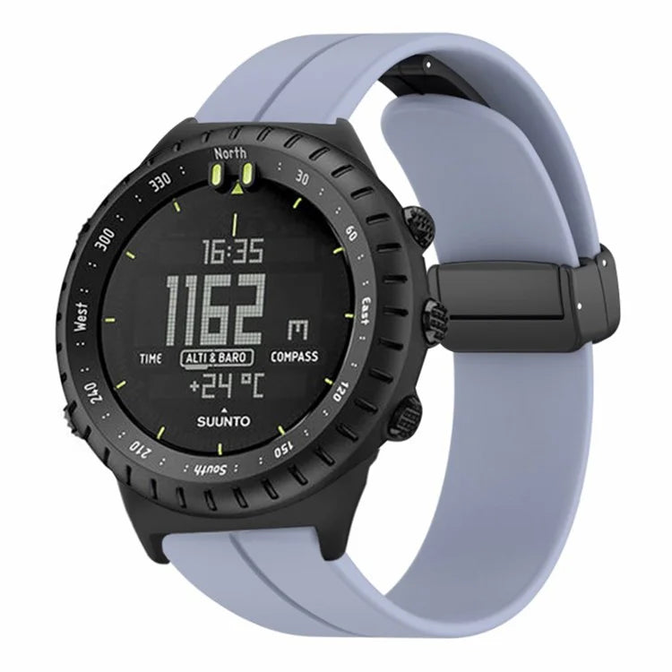 For Suunto Core Silicone Watch Bands Magnetic Buckle 22mm Strap Replacement