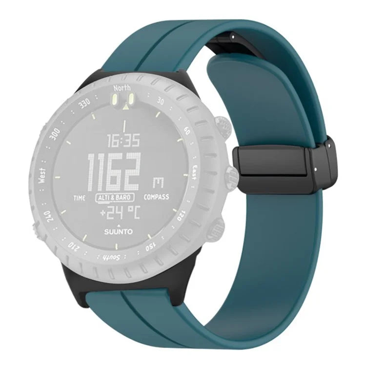 For Suunto Core Silicone Watch Bands Magnetic Buckle 22mm Strap Replacement