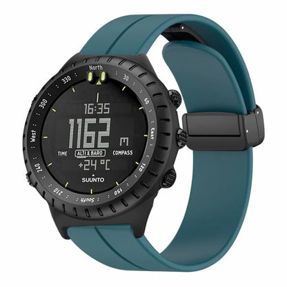 For Suunto Core Silicone Watch Bands Magnetic Buckle 22mm Strap Replacement