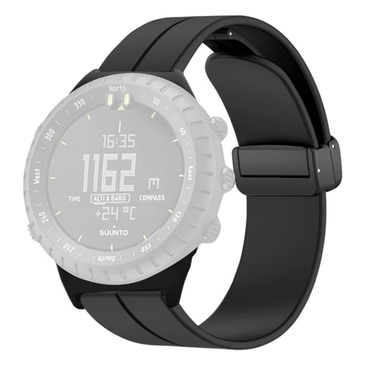 For Suunto Core Silicone Watch Bands Magnetic Buckle 22mm Strap Replacement