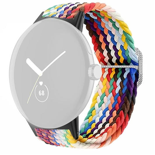 Braided Elastic Watch Band for Google Pixel Watch / Watch 2 Replacement Adjustable Wrist Strap