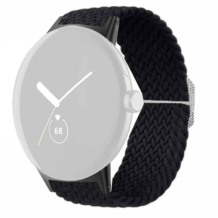 Braided Elastic Watch Band for Google Pixel Watch / Watch 2 Replacement Adjustable Wrist Strap