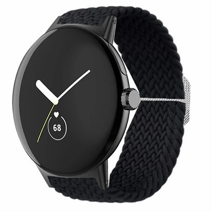 Braided Elastic Watch Band for Google Pixel Watch / Watch 2 Replacement Adjustable Wrist Strap