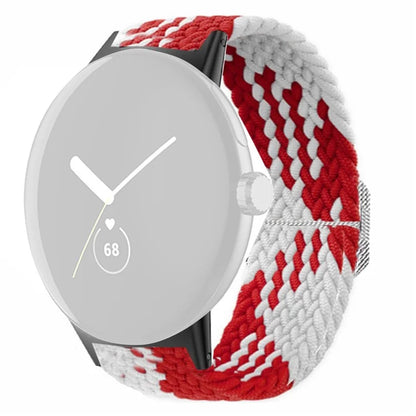 Braided Elastic Watch Band for Google Pixel Watch / Watch 2 Replacement Adjustable Wrist Strap