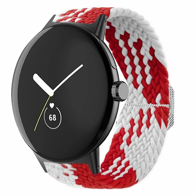Braided Elastic Watch Band for Google Pixel Watch / Watch 2 Replacement Adjustable Wrist Strap