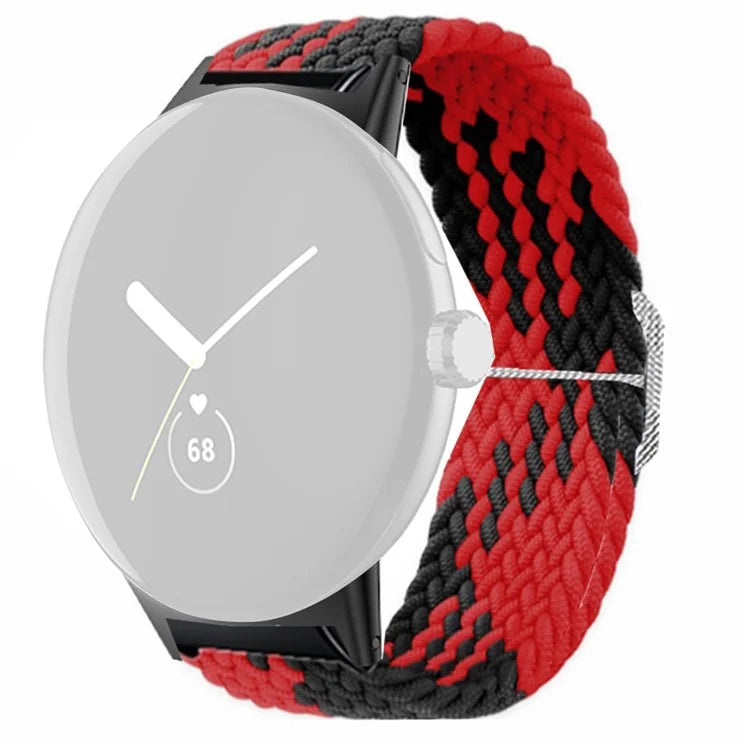 Braided Elastic Watch Band for Google Pixel Watch / Watch 2 Replacement Adjustable Wrist Strap