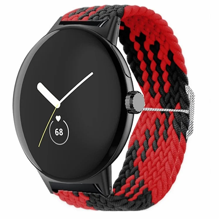 Braided Elastic Watch Band for Google Pixel Watch / Watch 2 Replacement Adjustable Wrist Strap
