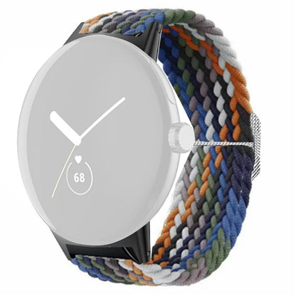 Braided Elastic Watch Band for Google Pixel Watch / Watch 2 Replacement Adjustable Wrist Strap