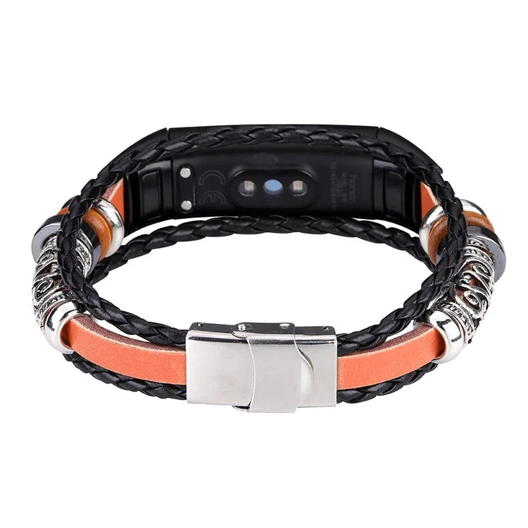 For Honor Band 4 / Band 5 Wrist Watch Band DIY Vintage Replacement Strap