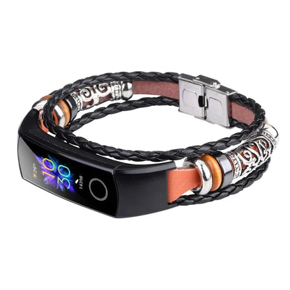 For Honor Band 4 / Band 5 Wrist Watch Band DIY Vintage Replacement Strap