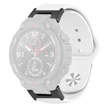For Huami Amazfit T-Rex / T-Rex Pro Silicone Watch Strap Alloy Buckle Replacement Watch Band