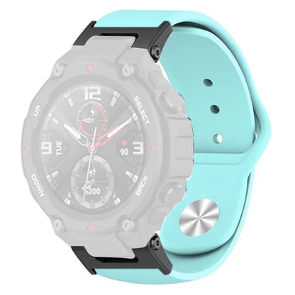 For Huami Amazfit T-Rex / T-Rex Pro Silicone Watch Strap Alloy Buckle Replacement Watch Band