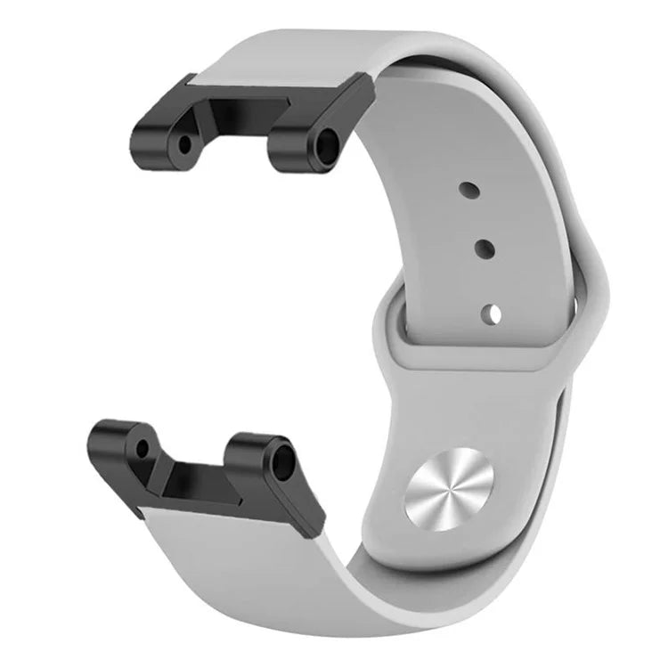 For Huami Amazfit T-Rex / T-Rex Pro Silicone Watch Strap Alloy Buckle Replacement Watch Band