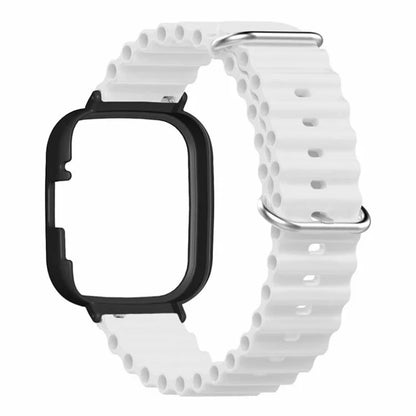For Xiaomi Redmi Watch 3 Sport Bands Ocean Silicone Watch Strap with Case