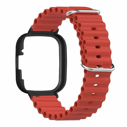 For Xiaomi Redmi Watch 3 Sport Bands Ocean Silicone Watch Strap with Case