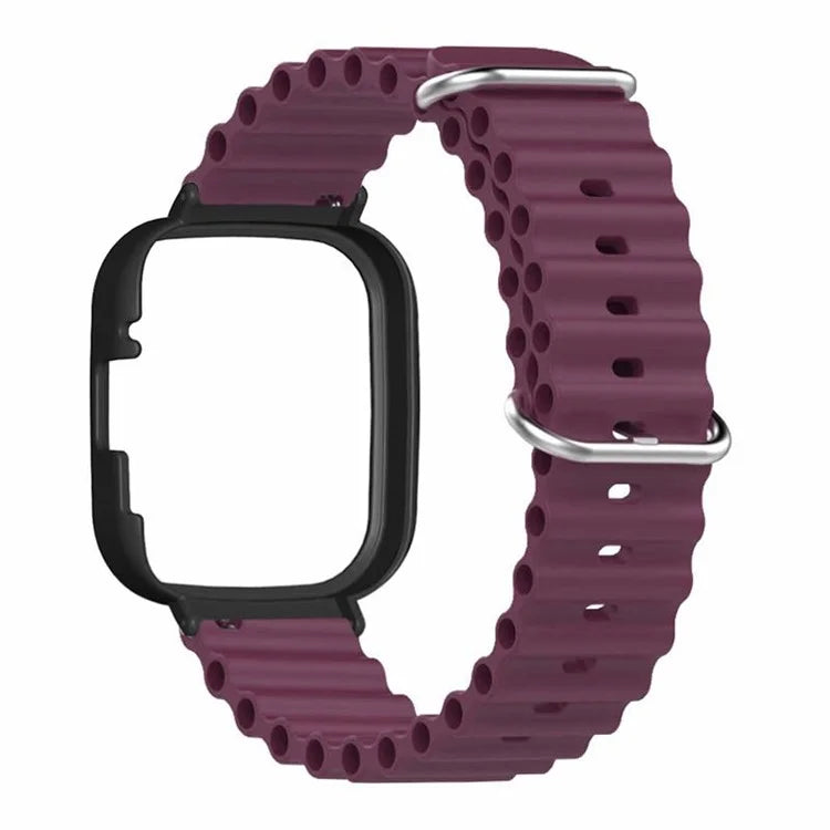 For Xiaomi Redmi Watch 3 Sport Bands Ocean Silicone Watch Strap with Case