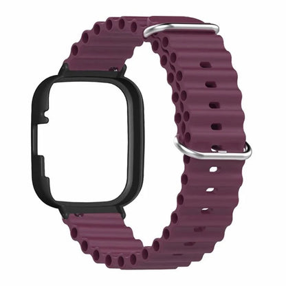 For Xiaomi Redmi Watch 3 Sport Bands Ocean Silicone Watch Strap with Case
