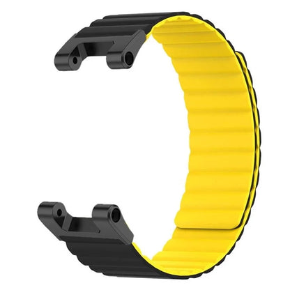 For Huami Amazfit T-Rex /  T-Rex Pro Silicone Watch Strap Magnetic Smartwatch Band