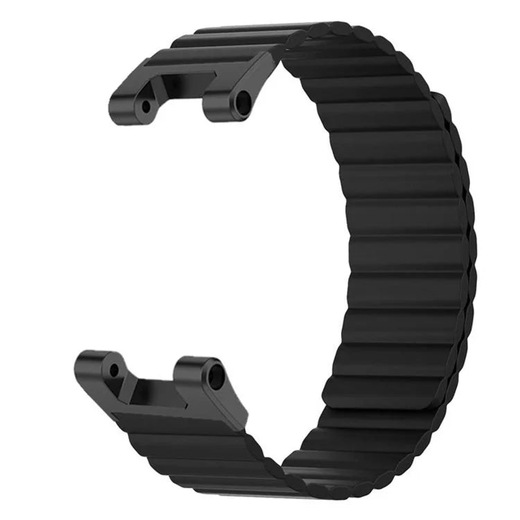 For Huami Amazfit T-Rex /  T-Rex Pro Silicone Watch Strap Magnetic Smartwatch Band