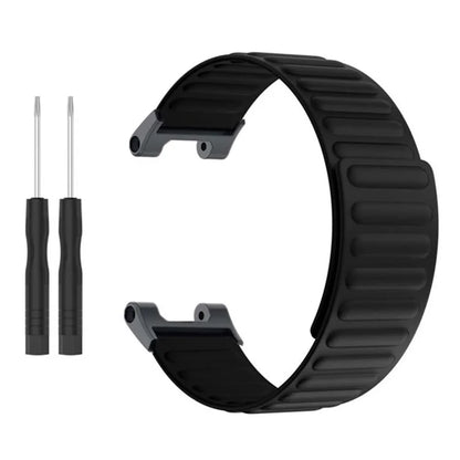 For Huami Amazfit T-Rex /  T-Rex Pro Silicone Watch Strap Magnetic Smartwatch Band