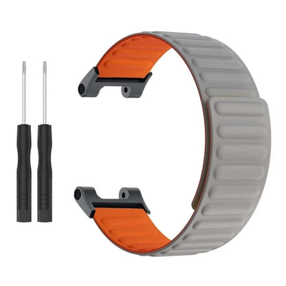 For Huami Amazfit T-Rex /  T-Rex Pro Silicone Watch Strap Magnetic Smartwatch Band