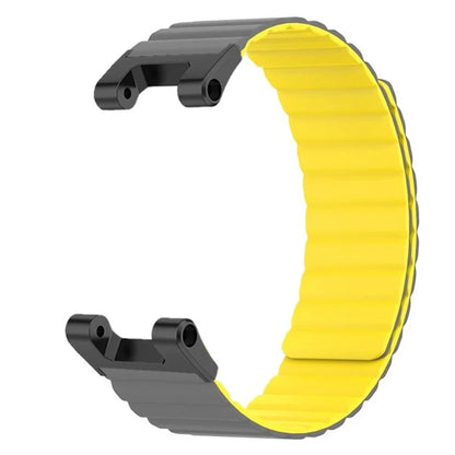 For Huami Amazfit T-Rex /  T-Rex Pro Silicone Watch Strap Magnetic Smartwatch Band
