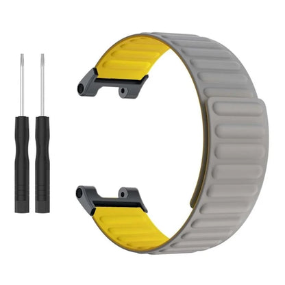 For Huami Amazfit T-Rex /  T-Rex Pro Silicone Watch Strap Magnetic Smartwatch Band