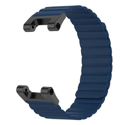 For Huami Amazfit T-Rex /  T-Rex Pro Silicone Watch Strap Magnetic Smartwatch Band