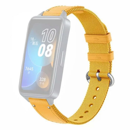 For Huawei Band 8 Replacement Watch Band Quick Release Nylon Watch Strap with Alloy Buckle