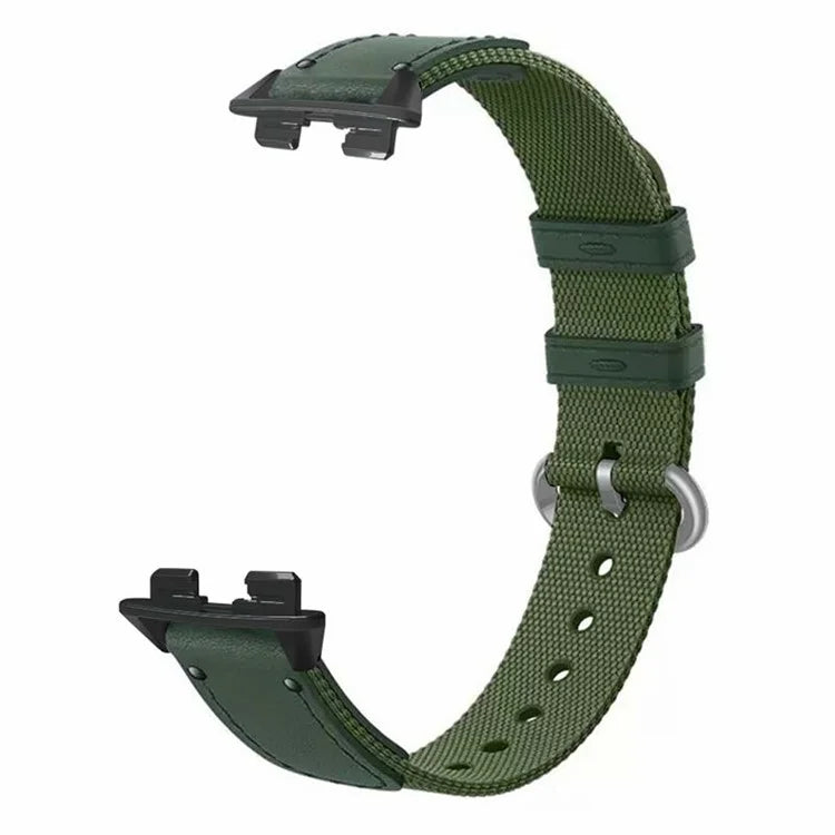 For Huawei Band 8 Replacement Watch Band Quick Release Nylon Watch Strap with Alloy Buckle