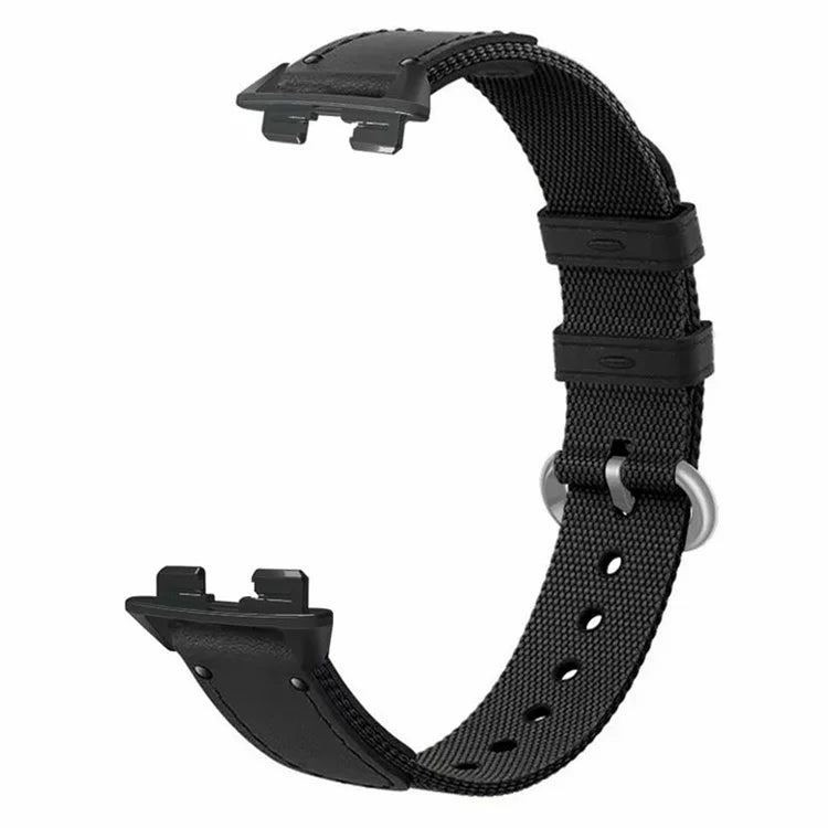 For Huawei Band 8 Replacement Watch Band Quick Release Nylon Watch Strap with Alloy Buckle